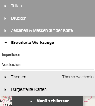 Webmap Client Erweiterte Werkzeuge Webmap Client - Erweiterte Werkzeuge