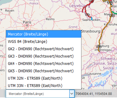 Webmap Client Koordinatenanzeige Webmap Client - Koordinatenanzeige